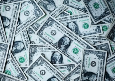 1 u.s.a dollar banknotes